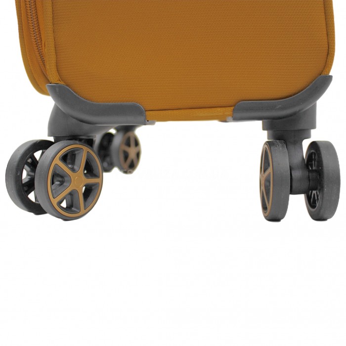 Валіза велика L тканина жовта 77х48х31(+5)см/112л/3.8кг/Snowbal 21505, фото 9