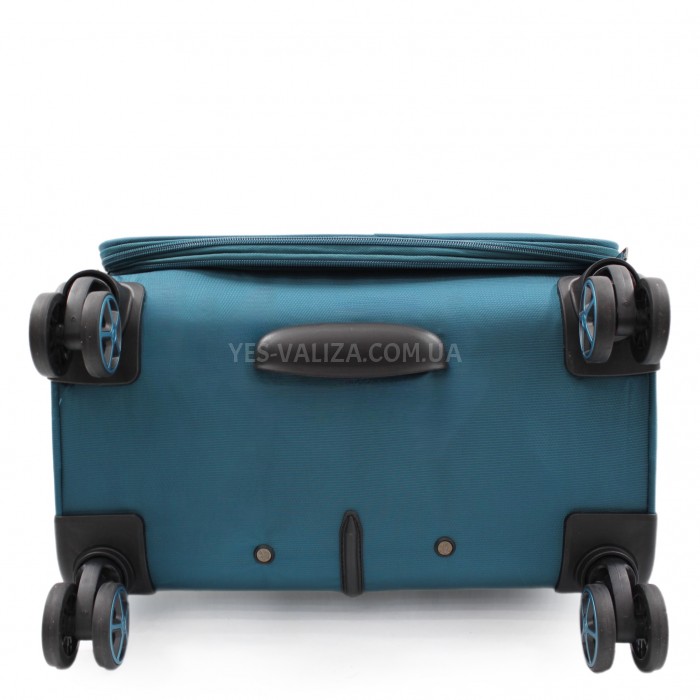 Чемодан большой L ткань бирюза 77х48х31(+5)см/112л/3.8кг/Snowbal 21505, фото 7