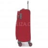 Набір валіз Франція (L M S+BC-4шт) тканина червоний/Snowball 21505, фото 21
