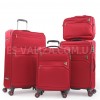 Набор чемоданов Франция (L M S+BC-4шт) ткань красный/Snowball 21505, фото 14
