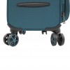 Чемодан средний M ткань бирюза 67х44х25+5см/78л/3.1кг/Snowball 21505, фото 19