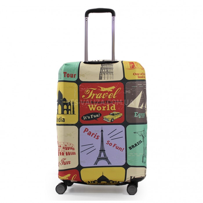 Чохол для валізи Польща малий S (дайвінг) подорож/Fly 281-20, фото 2