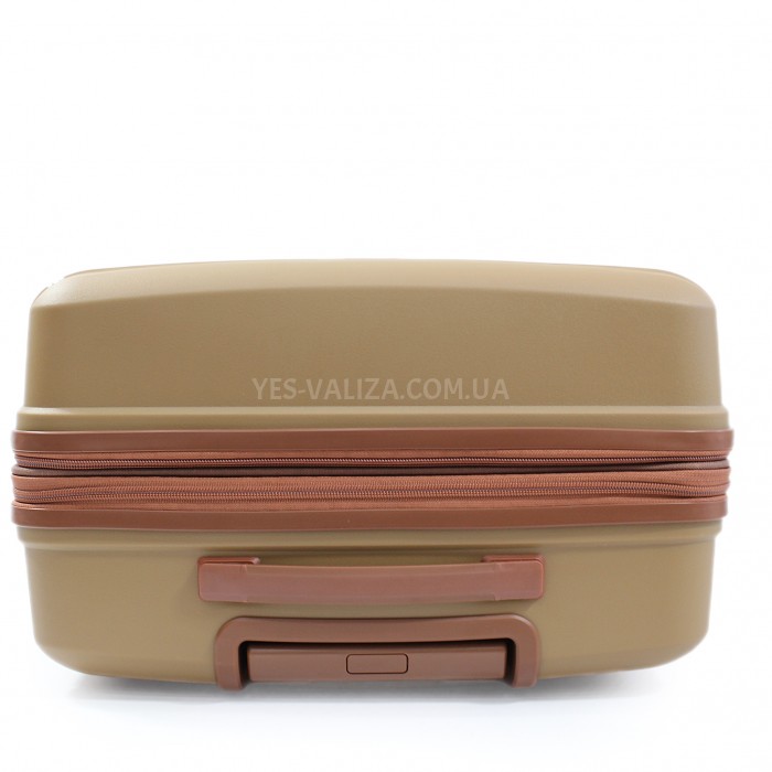 Чемодан большой L полипропилен кофе 76х51х31+5/125л/4.4кг/Airtex 247, фото 6