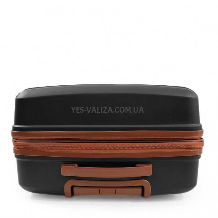 Валіза велика L поліпропілен чорна 76х51х31+5/125л/4.4кг/Airtex 247, фото 6