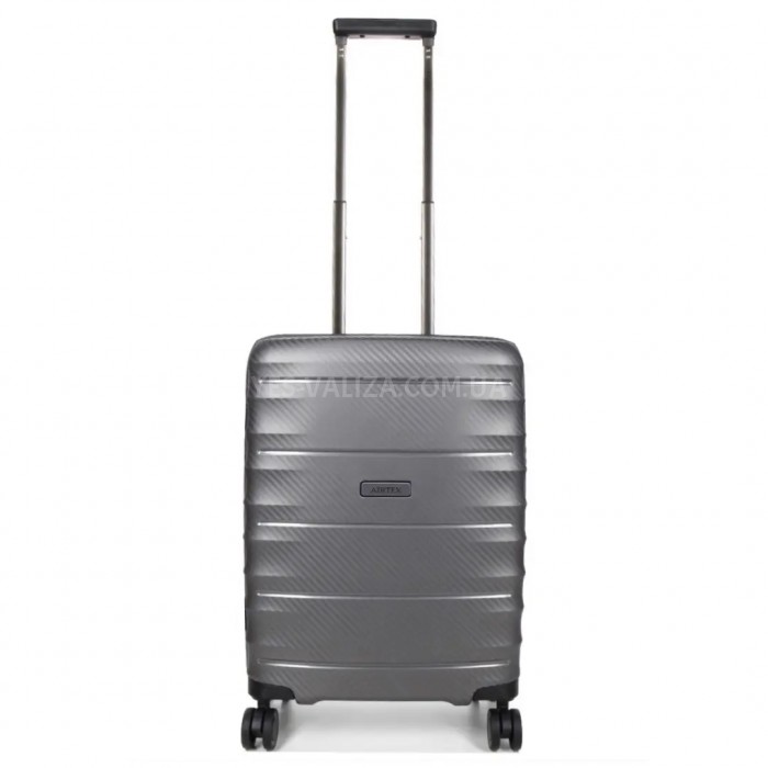 Набор чемоданов Франция (L M S-3шт) полипропилен серый/Airtex 242, фото 4