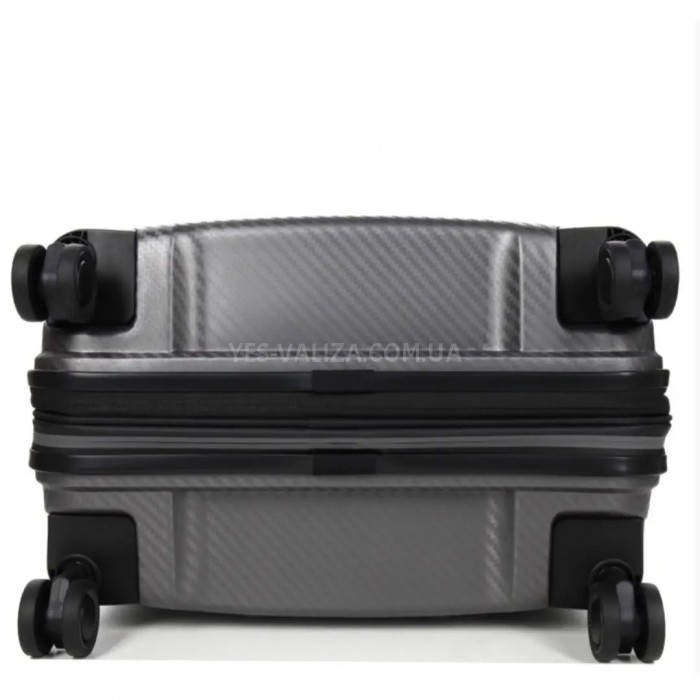 Набір валіз Франція (L M S-3шт) поліпропілен сіра/Airtex 242, фото 5