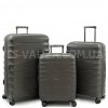 Набір валіз Франція (L M S-3шт) поліпропілен сіра/Airtex 242, фото 10