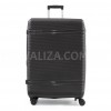 Чемодан большой L полипропилен чёрный76х51х28+5/117л/4.9кгSnowbal21204, фото 12