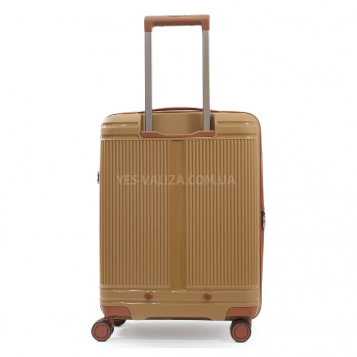 Чемодан малый S полипропилен кофе 54х39х22+5см/49л/3кг/Airtex 247, фото 3
