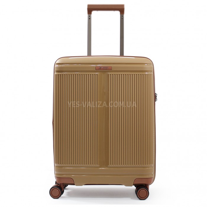 Чемодан малый S полипропилен кофе 54х39х22+5см/49л/3кг/Airtex 247, фото 2