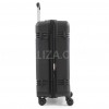 Чемодан средний M полипропилен чёрный 66х44х25+5/79л/4кг/Snowbal 21204, фото 15