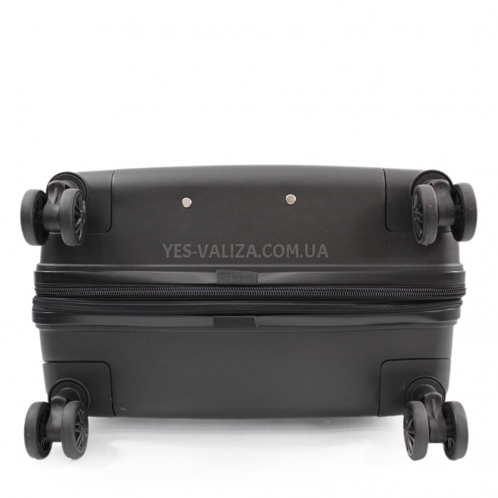 Валіза середня M поліпропілен чорна 66х44х25+5/79л/4кг/Snowball 21204, фото 7