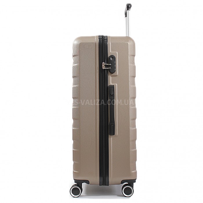 Валіза Франція велика L шампань 76х49х30см/95л/4.12кг/Worldline 626, фото 4