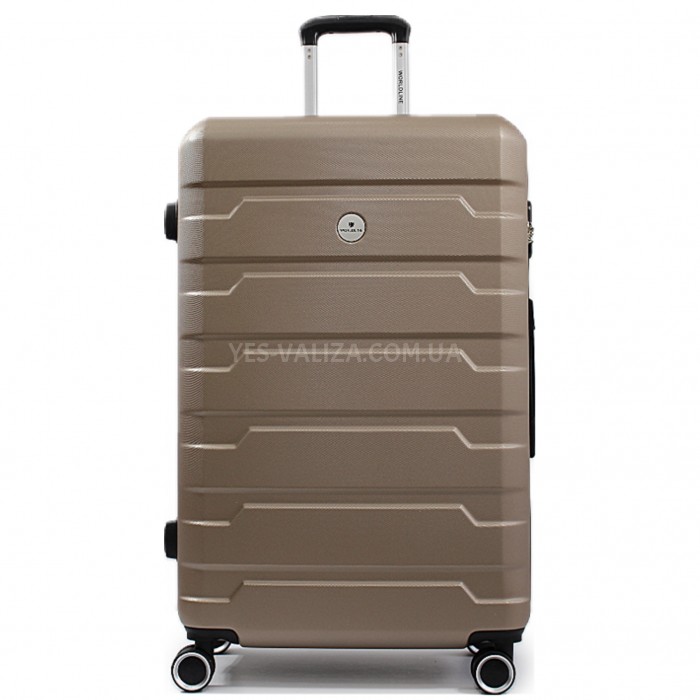 Валіза Франція велика L шампань 76х49х30см/95л/4.12кг/Worldline 626, фото 2