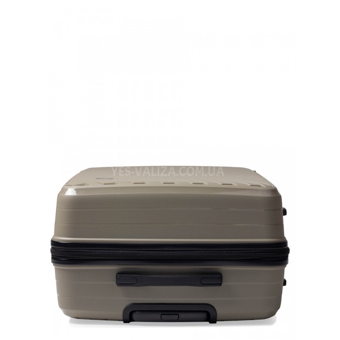 Валіза велика L поліпропілен бежева 76х52х30см/105л/4кг/Snowball 20203, фото 6