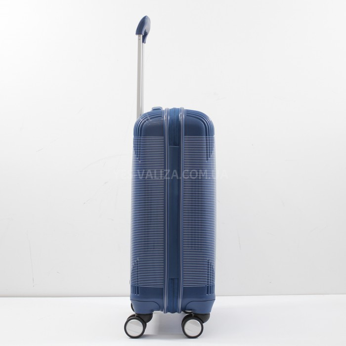 Чемодан ручная кладь S полипропилен синий 55х36х20/35л/2.6кг/Snowball, фото 4