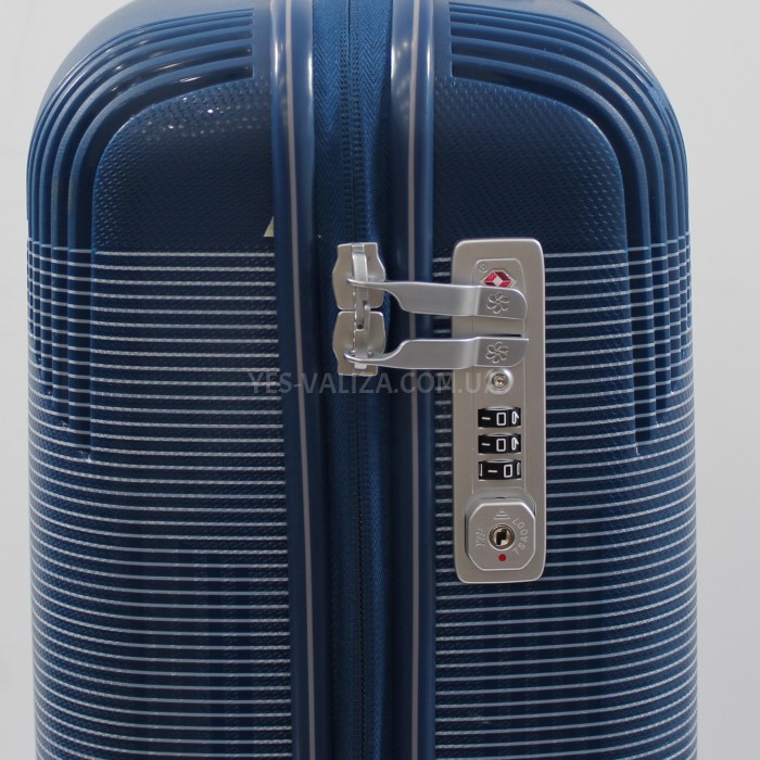 Валіза ручна поклажа S поліпропілен синя 55х36х20см/35л/2.6кг/Snowball, фото 7
