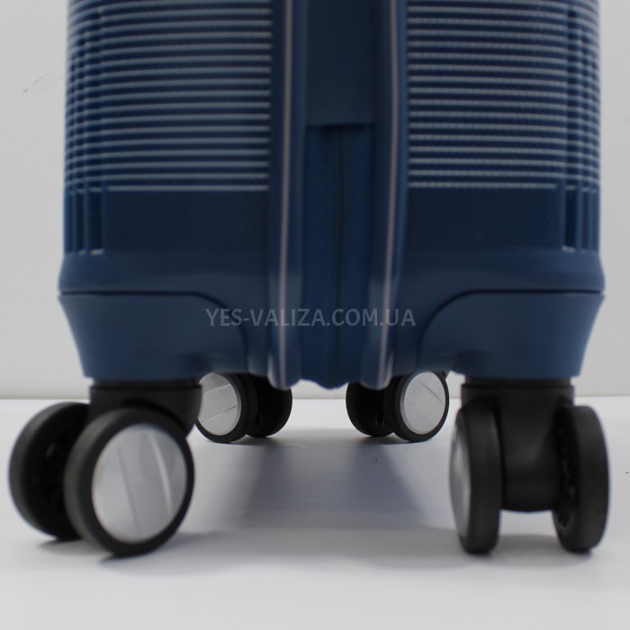 Чемодан ручная кладь S полипропилен синий 55х36х20/35л/2.6кг/Snowball, фото 8