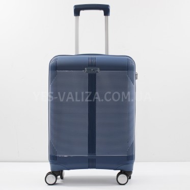 Чемодан ручная кладь S полипропилен синий 55х36х20/35л/2.6кг/Snowball