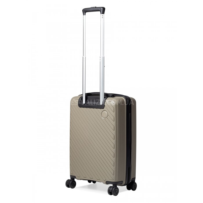 Чемодан ручная кладь S полипропилен беж. 55х36х20см/35л/2.7кг/Snowball, фото 3