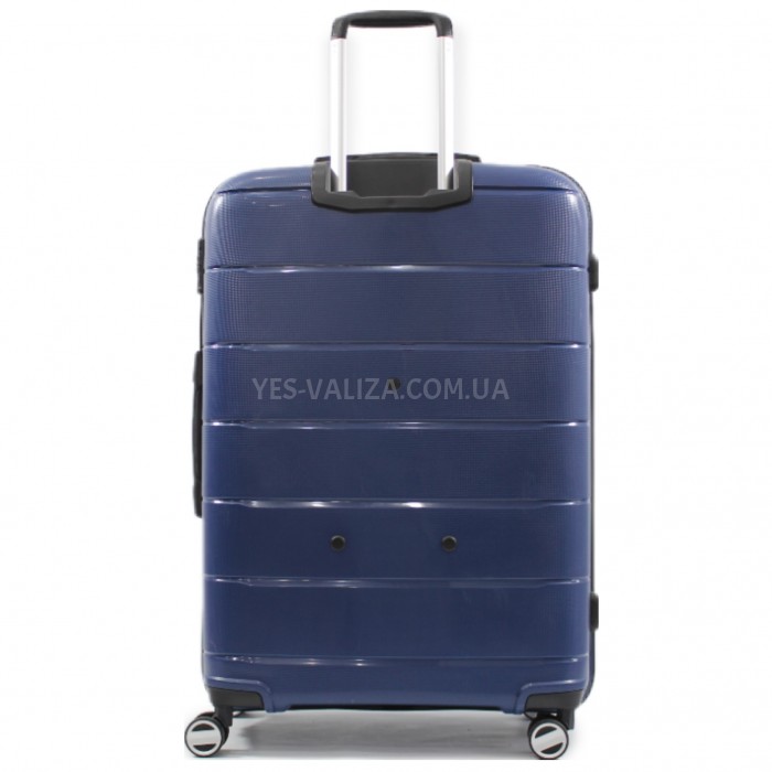 Валіза велика L поліпропілен синя 77х53х32см/116л/4.3кг/Airtex 232, фото 3