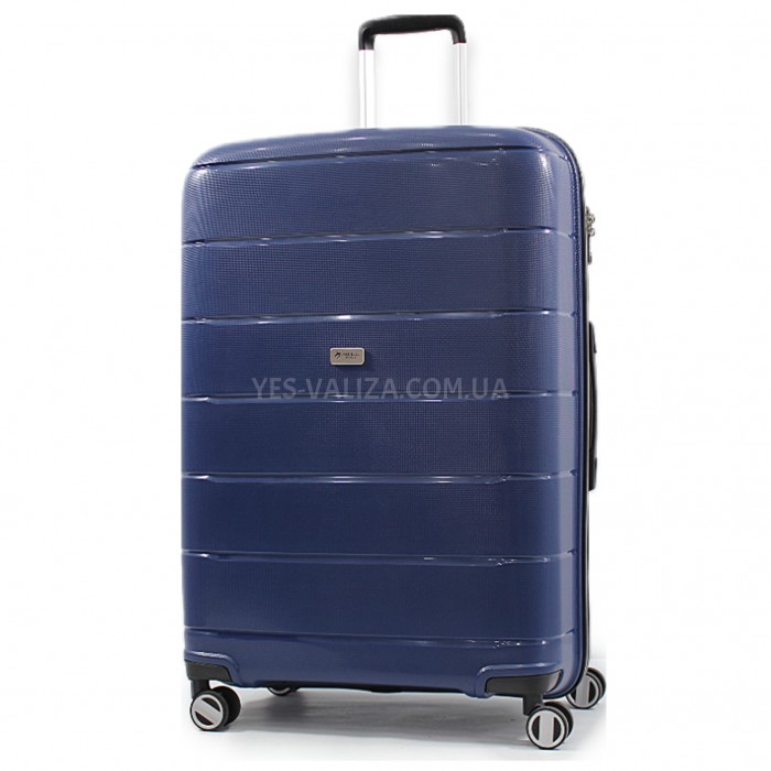 Чемодан большой L полипропилен синий 77х53х32см/116л/4.3кг/Airtex 232, фото 2