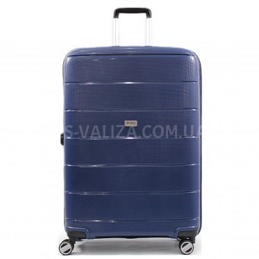 Валіза велика L поліпропілен синя 77х53х32см/116л/4.3кг/Airtex 232
