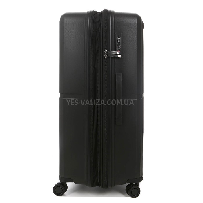 Набір валіз Франція (L M S-3шт) поліпропілен чорний/Airtex 249, фото 9