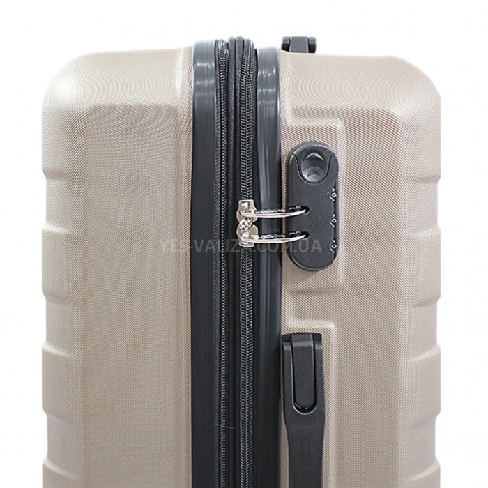 Валіза Франція середня M шампань 66х43х27(+5)см/78л/3.5кг/Worldline 626, фото 8