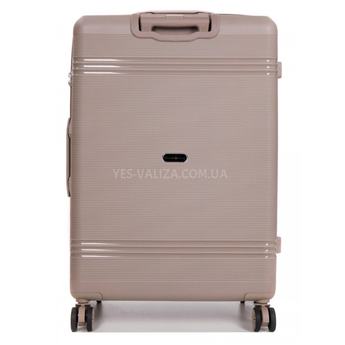 Валіза велика L поліпропілен шампань76х51х28+5/117л/4.9кг Snowbal21204, фото 3