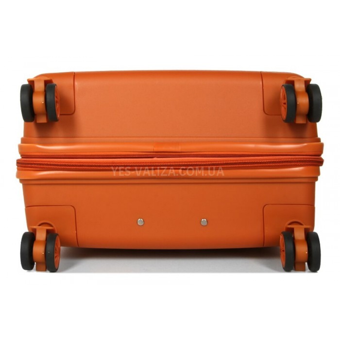 Чемодан большой L полипропилен оранж76х51х28+5/117л/4.9кгSnowbal21204, фото 6