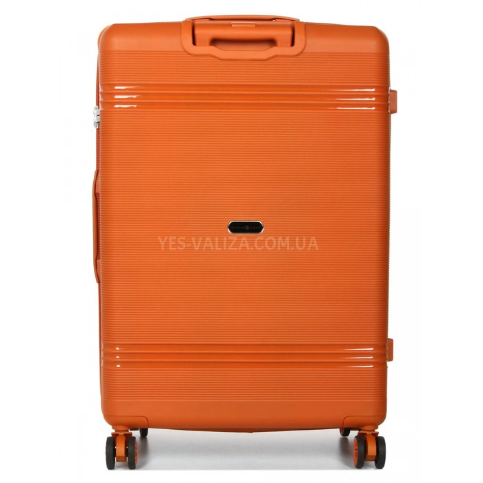 Валіза велика L поліпропілен помаранч76х51х28+5/117л/4.9кг Snowbal21204, фото 3