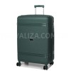 Валіза велика L поліпропілен зелена76х51х28+5/117л/4.9кг Snowbal21204, фото 10