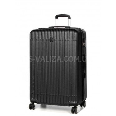 Чемодан Франция большой L чёрный 75х52х29см/103л/4.0кг/Worldline 630