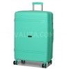 Чемодан большой L полипропилен бирюза76х51х28+5/117л/4.9кгSnowbal21204, фото 11