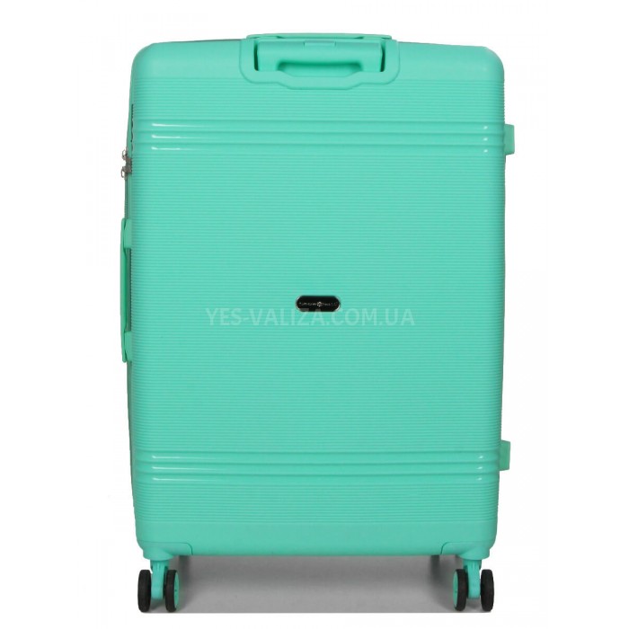 Валіза велика L поліпропілен бірюза76х51х28+5/117л/4.9кг Snowbal21204, фото 3