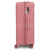 Набір валіз Франція (L M S XS+BC-5шт) поліпропілен рожевий/Snowball, фото 18
