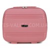 Набор чемоданов Франция (L M S XS+BC-5шт) полипропилен розовый/Snowbal, фото 16