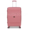 Набор чемоданов Франция (L M S XS+BC-5шт) полипропилен розовый/Snowbal, фото 12