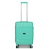 Набір валіз Франція (L M S XS+BC-5шт) поліпропілен бірюза/Snowball, фото 12