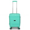 Набір валіз Франція (L M S XS+BC-5шт) поліпропілен бірюза/Snowball, фото 13