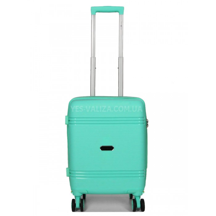 Набор чемоданов Франция (L M S XS+BC-5шт) полипропилен бирюза/Snowball, фото 5