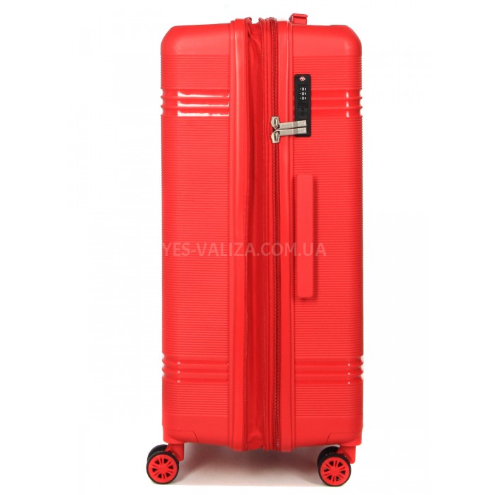 Чемодан большой L полипропилен корал 76х51х28+5/117л/4.9кгSnowbal21204, фото 8