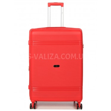 Валіза велика L поліпропілен корал 76х51х28+5/117л/4.9кг/Snowbal 21204