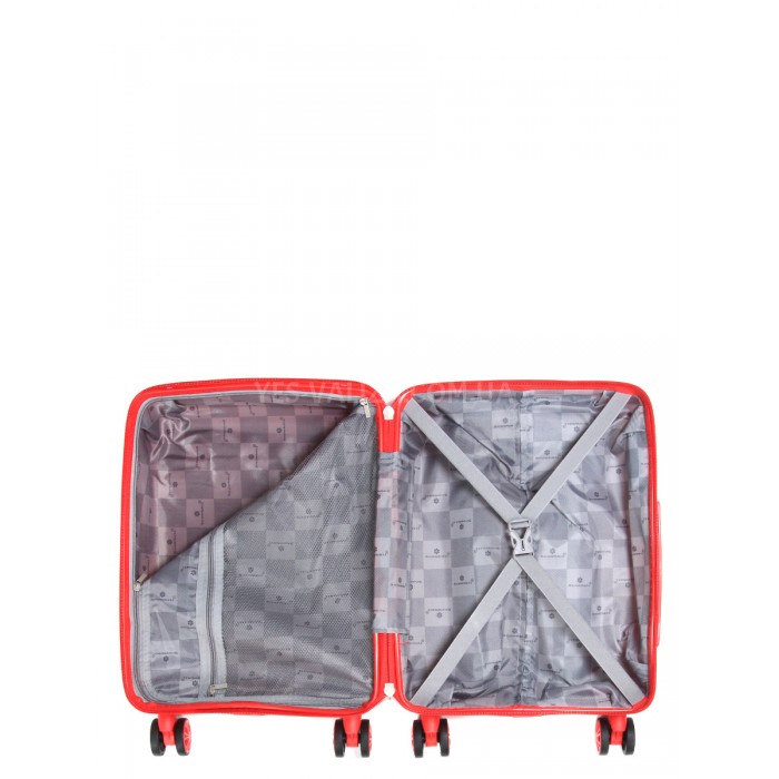 Валіза велика L поліпропілен червоний76х51х28+5/117л4.9кг Snowbal21204, фото 11