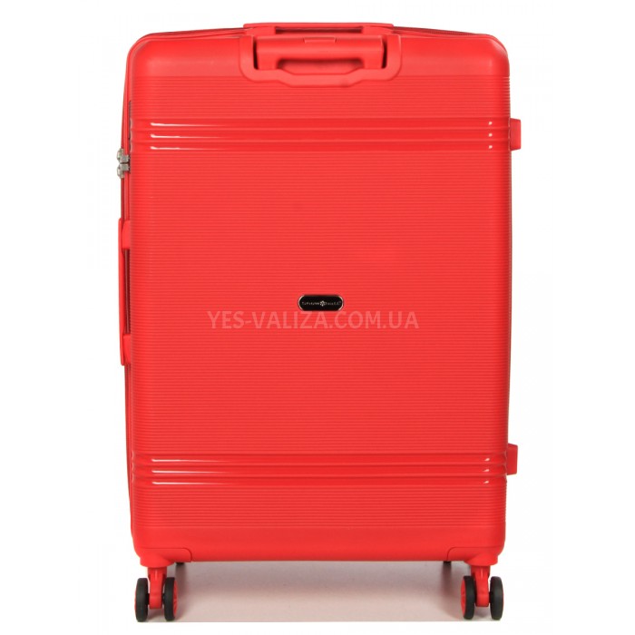 Валіза велика L поліпропілен червоний76х51х28+5/117л4.9кг Snowbal21204, фото 4