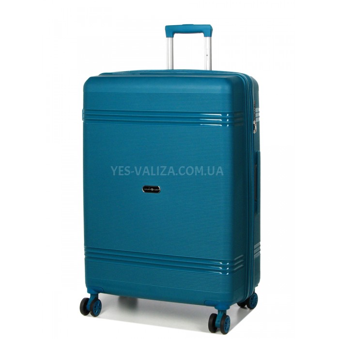 Валіза велика L поліпропілен синя 76х51х28+5/117л/4.9кг/Snowball 21204, фото 2