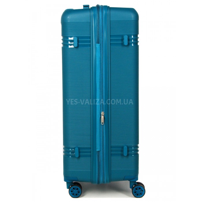 Чемодан большой L полипропилен синий 76х51х28+5/117л/4.9кгSnowbal21204, фото 6