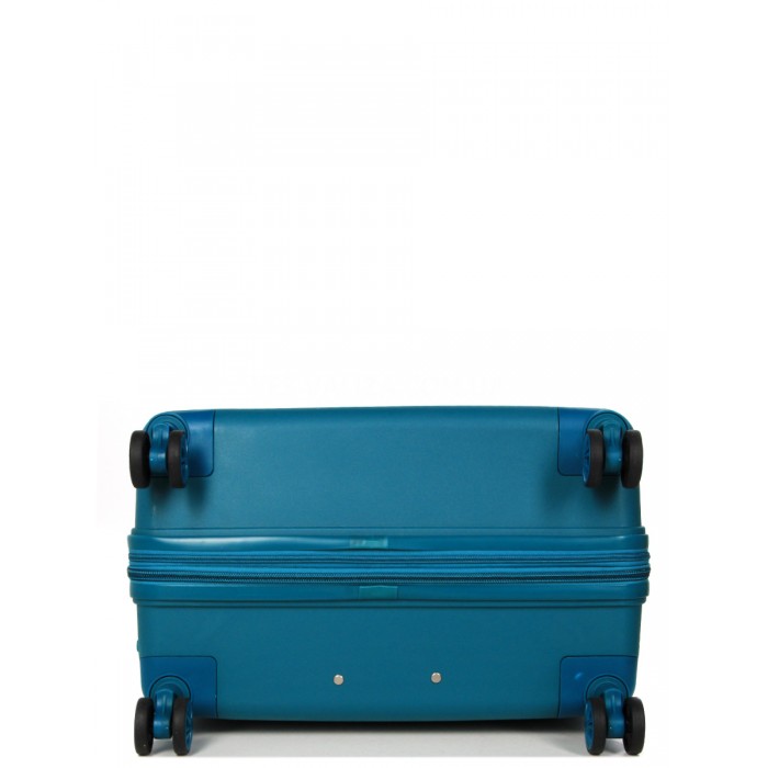 Чемодан большой L полипропилен синий 76х51х28+5/117л/4.9кгSnowbal21204, фото 9