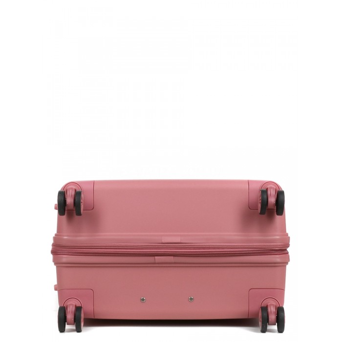Чемодан большой L полипропилен розовый76х51х28+5/117л4.9кгSnowbal21204, фото 9